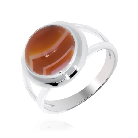 Купить оптом кольцо из серебра с сердоликом 1340681830 от Krasnoe