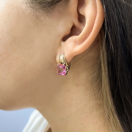 Купить оптом серьги из серебра с топазами 2320071533-30 от Krasnoe