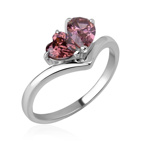 Купить оптом кольцо из серебра с фианитами 1340205884-33 от Krasnoe