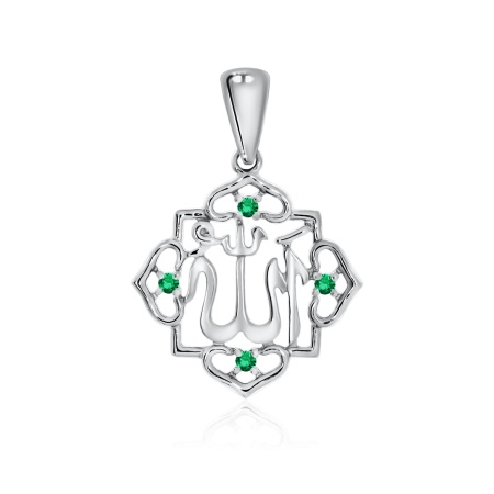 Купить оптом подвеска из серебра с фианитами 3340200357-6 от Krasnoe