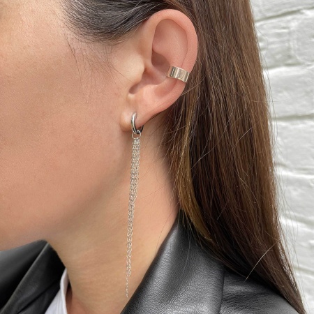 Купить оптом серьги из серебра без вставок 2340404863 от Krasnoe