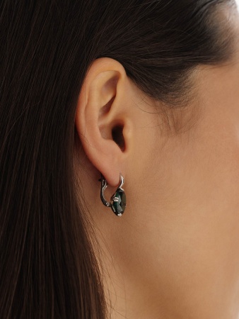 Купить оптом серьги из серебра с ситаллами 2340881497-64 от Krasnoe