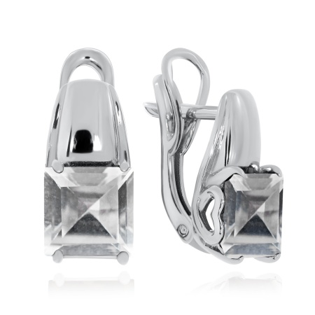 Купить оптом серьги из серебра с хрусталём 2340521533 от Krasnoe