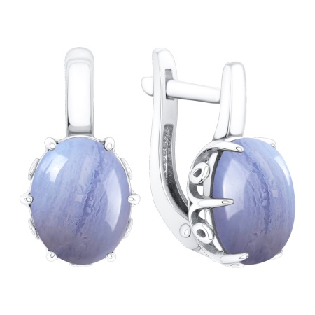 Купить оптом серьги из серебра с агатами 2340395771-9 от Krasnoe