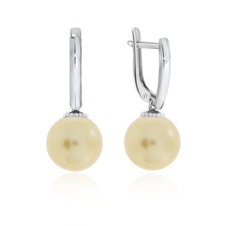 Купить оптом серьги из серебра с жемчугами 2340240821-52 от Krasnoe