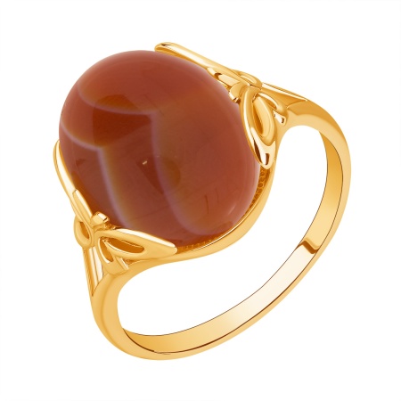 Купить оптом кольцо из серебра с сердоликом 1320681859 от Krasnoe