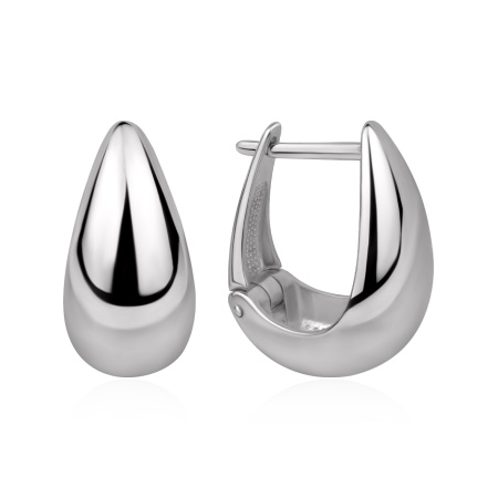 Купить оптом серьги из серебра без вставок 2340405366 от Krasnoe