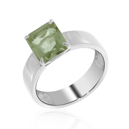 Купить оптом кольцо из серебра с ситаллом 1340881108-65 от Krasnoe