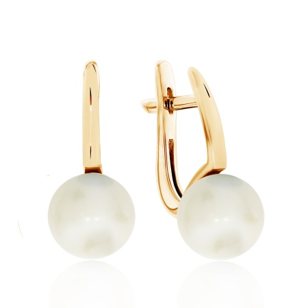 Купить оптом серьги из серебра с жемчугами 2320241557 от Krasnoe