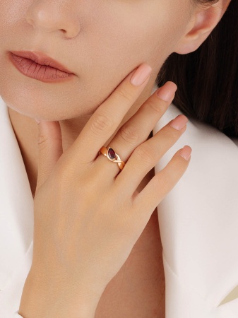 Купить оптом серьги из серебра с фианитами 2350201894-2 от Krasnoe