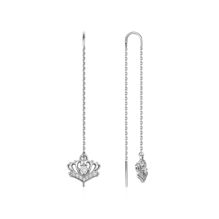 Купить оптом серьги из серебра с фианитами 2340201901л-9 от Krasnoe