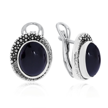 Купить оптом серьги из серебра с агатами 2310392399-20 от Krasnoe