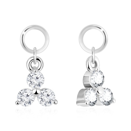 Купить оптом подвеска из серебра с фианитами 3340205277 от Krasnoe