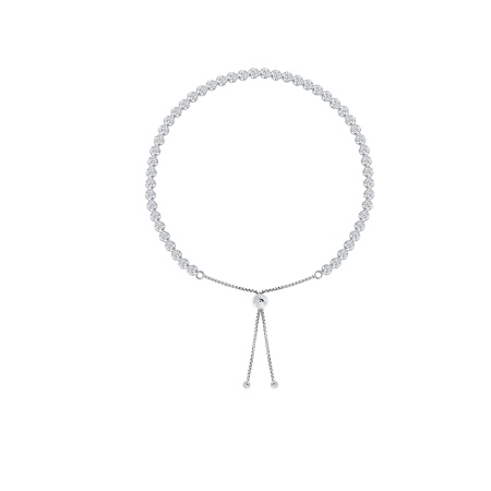 Купить оптом браслет из серебра с фианитами 4340202559-16 от Krasnoe