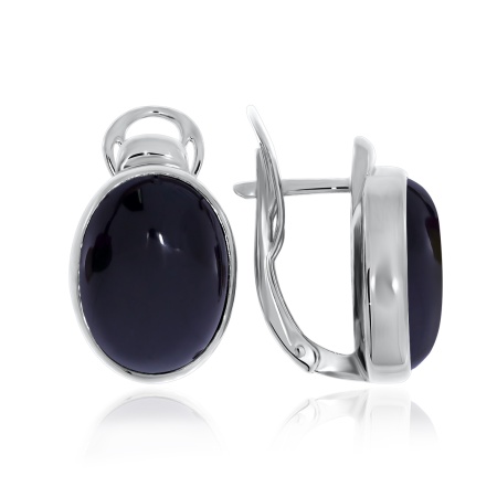 Купить оптом серьги из серебра с агатами 2340390932-20 от Krasnoe