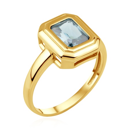 Купить оптом кольцо из серебра с топазом 1318074510 от Krasnoe