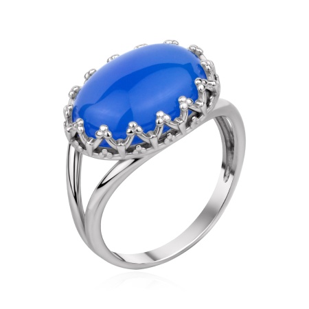 Купить оптом кольцо из серебра с агатом 1340396602-70 от Krasnoe