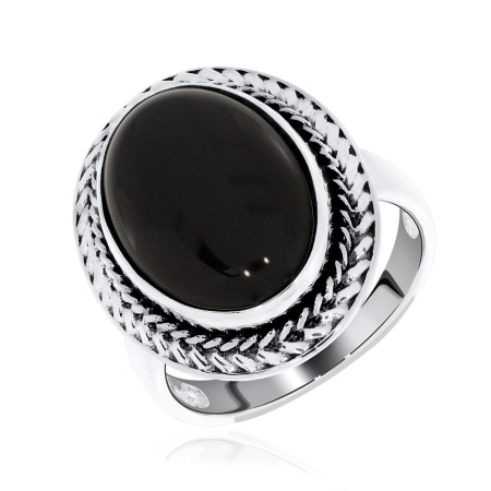 Купить оптом кольцо из серебра с агатом 1310390966-20 от Krasnoe