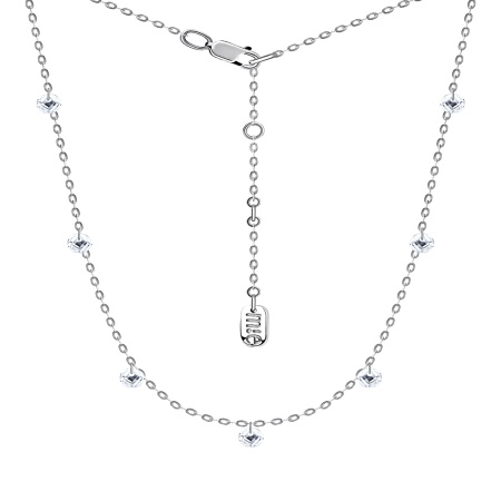 Купить оптом колье из серебра с фианитами 8340202242-3-35 от Krasnoe