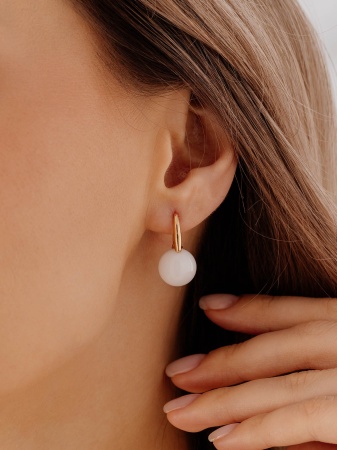 Купить оптом серьги из серебра с кристалл ювелирныйами 2320294318-10 от Krasnoe