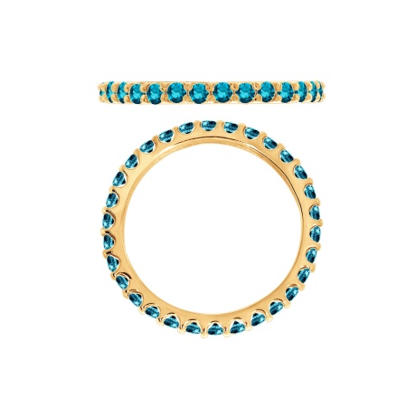 Купить оптом кольцо из серебра с топазами 1320071315-76-195 от Krasnoe