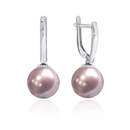 Купить оптом серьги из серебра с жемчугами 2340240821-47 от Krasnoe