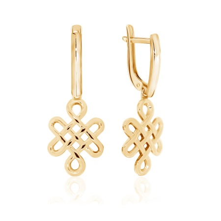 Купить оптом серьги из серебра без вставок 2320401643 от Krasnoe