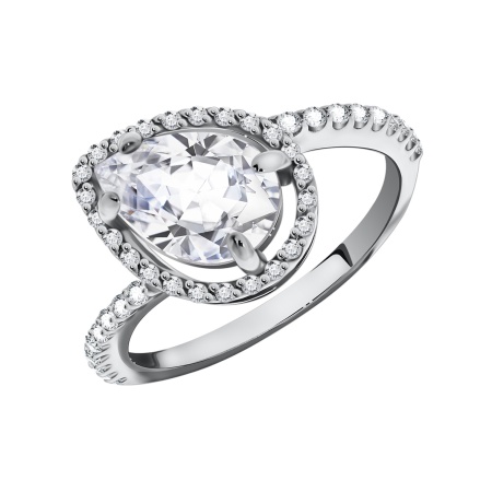 Купить оптом кольцо из серебра с фианитами 1340200120 от Krasnoe