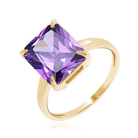 Купить оптом кольцо из серебра с аметистом 1320061787 от Krasnoe