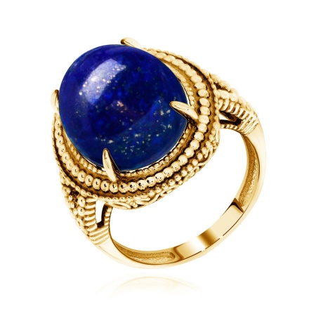 Купить оптом кольцо из серебра с лазуритом 1320470963 от Krasnoe