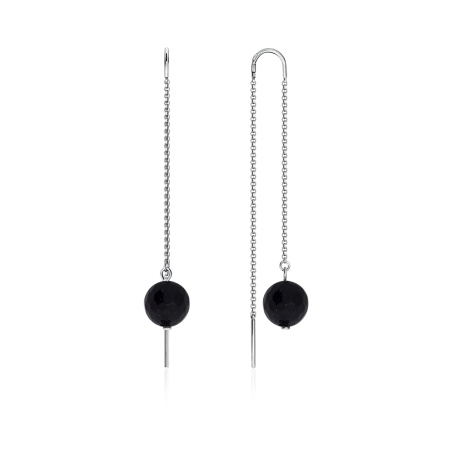 Купить оптом серьги из серебра с синтетическими авантюринами 2340360712-80 от Krasnoe