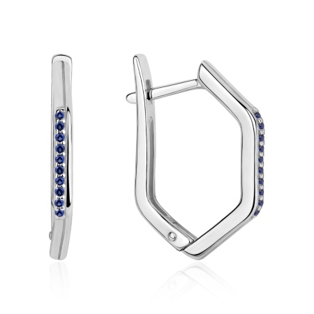 Купить оптом серьги из серебра с ситаллами 2348881892л-80 от Krasnoe