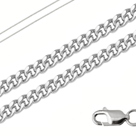 Купить оптом цепь из серебра без вставок 365704501065 от Krasnoe