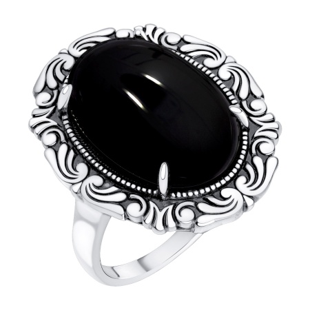 Купить оптом кольцо из серебра с агатом 1310395710-20 от Krasnoe