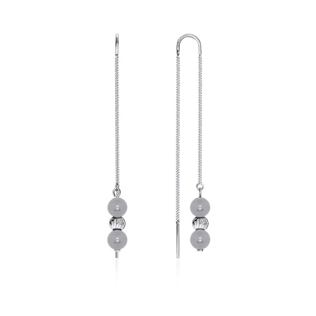 Купить оптом серьги из серебра с жемчугами 2340240714-1-21 от Krasnoe