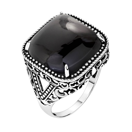 Купить оптом кольцо из серебра с агатом 1310395157-20 от Krasnoe