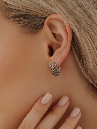 Купить оптом серьги из серебра с топазами 2317071765-73 от Krasnoe