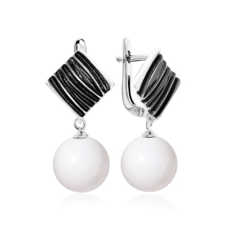 Купить оптом серьги из серебра с агатами 2348391397-10 от Krasnoe