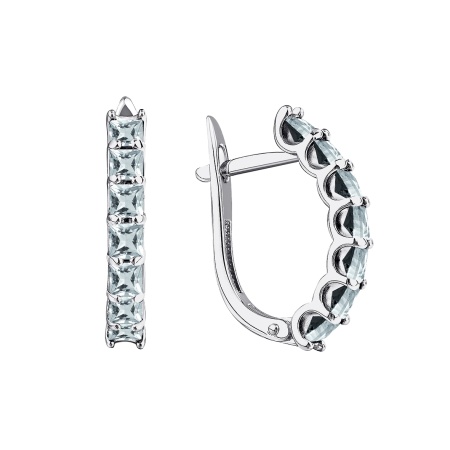 Купить оптом серьги из серебра с фианитами 2340201958 от Krasnoe