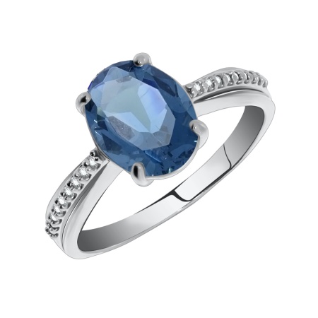 Купить оптом кольцо из серебра с фианитами 1340200219л-76 от Krasnoe