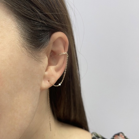 Купить оптом серьги из серебра без вставок 2320404897-3 от Krasnoe