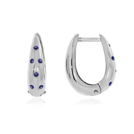 Купить оптом серьги из серебра с ситаллами 2340881270-82 от Krasnoe