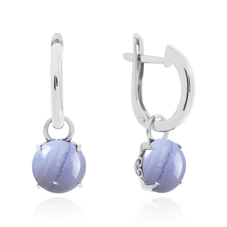 Купить оптом серьги из серебра с агатами 2340391851-84 от Krasnoe