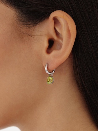 Купить оптом серьги из серебра с ситаллами 2340881799-65 от Krasnoe