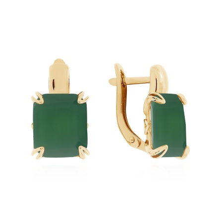 Купить оптом серьги из серебра с агатами 2320391551-60-1 от Krasnoe