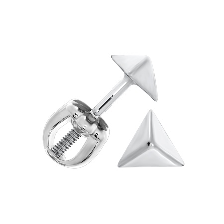 Купить оптом пусеты из серебра без вставок 2340400546 от Krasnoe