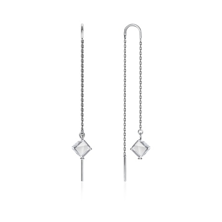 Купить оптом серьги из серебра с хрусталём 2340520705-9 от Krasnoe