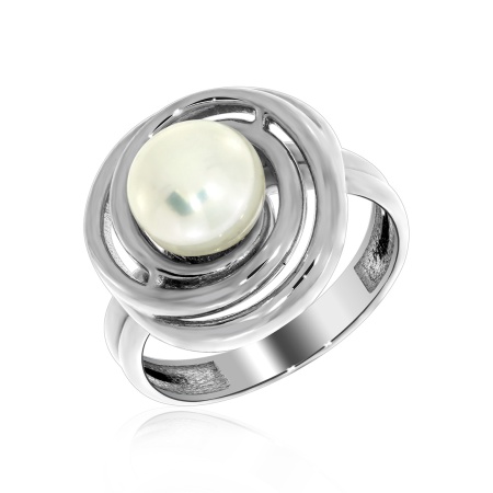 Купить оптом кольцо из серебра с жемчугом 1310050844 от Krasnoe