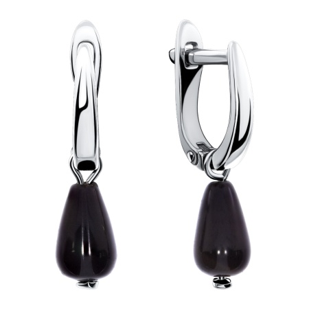 Купить оптом серьги из серебра с агатами 2340394786-20 от Krasnoe