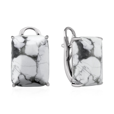 Купить оптом серьги из серебра с кахолонгами 2340К06412-1 от Krasnoe